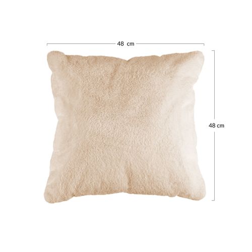 Joy - Coussin - En Fausse Fourrure - 48x48 Cm