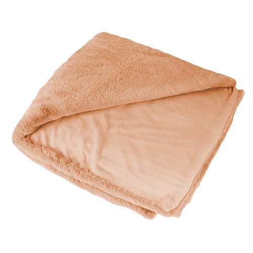 Joy - Plaid - 150x200cm - En Fausse Fourrure Corail