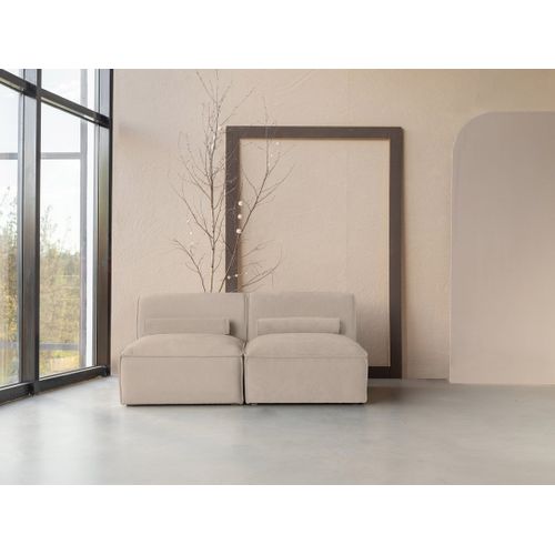 Felix - Canapé Modulable 2 Places En Tissu Texturé