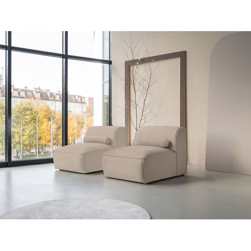 Felix - Canapé Modulable 2 Places En Tissu Texturé