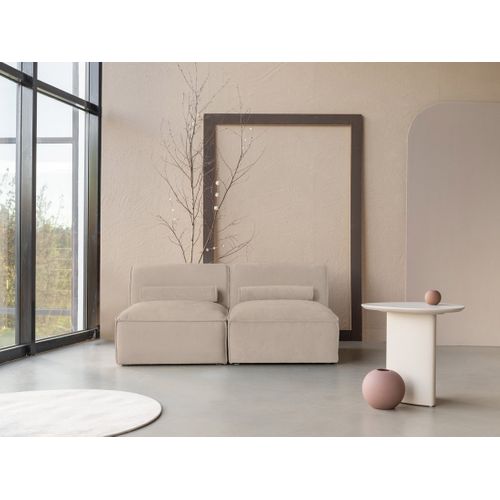 Felix - Canapé Modulable 2 Places En Tissu Texturé