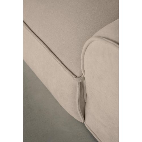 Felix - Canapé Modulable Panoramique D'angle Droit 7 Places En Tissu Texturé