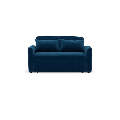 Ernest - Canapé Droit 2 Places Convertible En Velours Côtelé