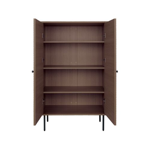 Tolga - Buffet Haut - Chêne - 80x130 Cm