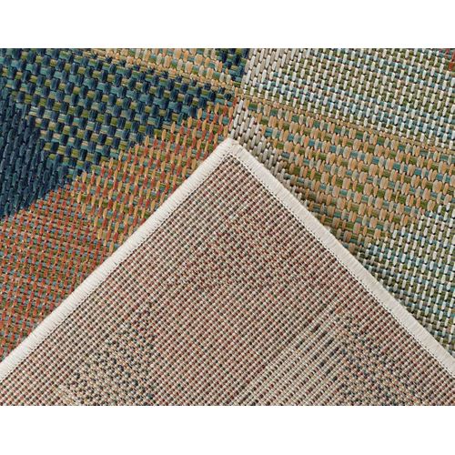 Noumea - Tapis Rectangulaire Motif Géométrique - Intérieur Et Extérieur - Multicolore