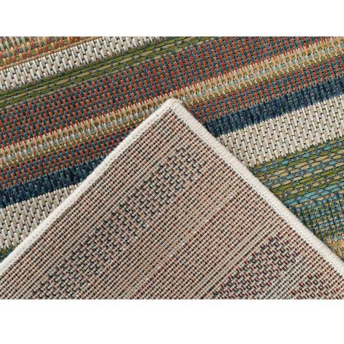 Noumea - Tapis Rectangulaire Motif Rayure - Intérieur Et Extérieur - Multicolore
