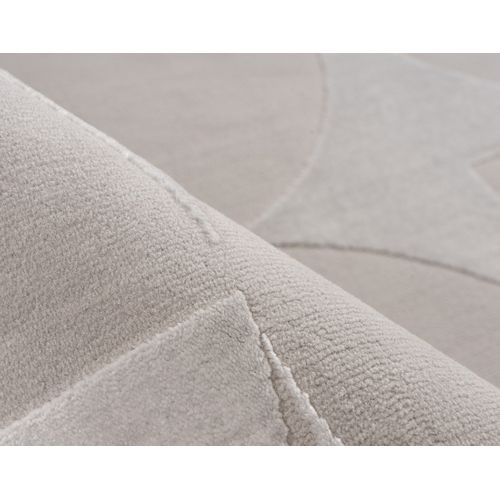 Telio - Tapis Rectangulaire Motif Géométrique - Taupe -  120x170 Cm