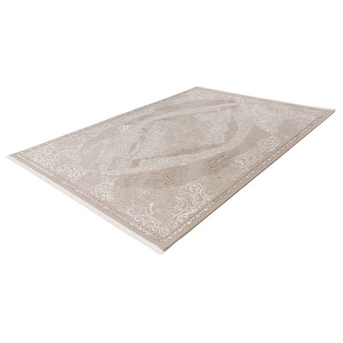 Telio - Tapis Rectangulaire Motif Oriental - Taupe -  80x150 Cm
