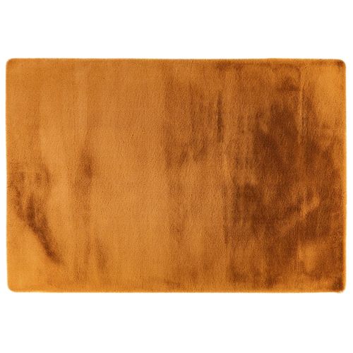 Joy - Tapis Rectangulaire - Fausse Fourrure - Orange
