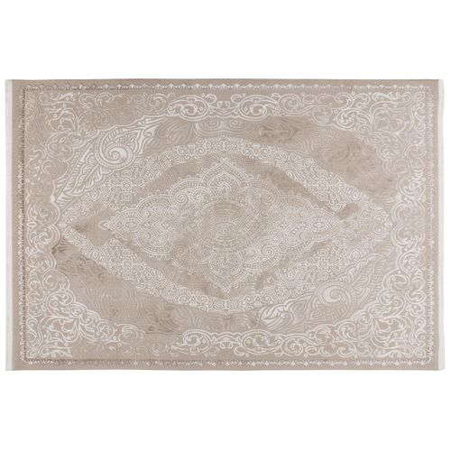 Telio - Tapis Rectangulaire Motif Oriental - Taupe -  200x290 Cm