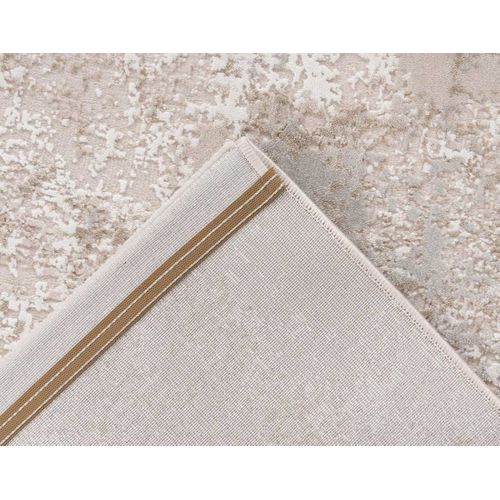 Telio - Tapis Rectangulaire Motif Relief - Taupe -  120x170 Cm
