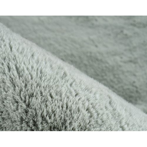 Joy - Tapis Rectangulaire - Fausse Fourrure - Vert Sauge -  80x150 Cm