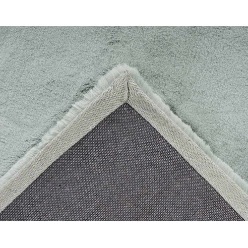 Joy - Tapis Rectangulaire - Fausse Fourrure - Vert Sauge -  80x150 Cm