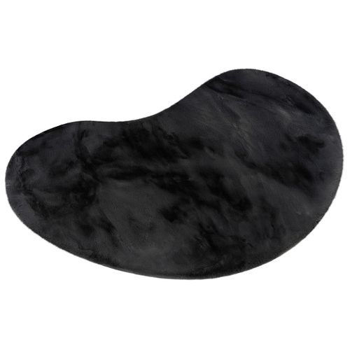 Joy - Tapis Organique - Fausse Fourrure - Gris Anthracite