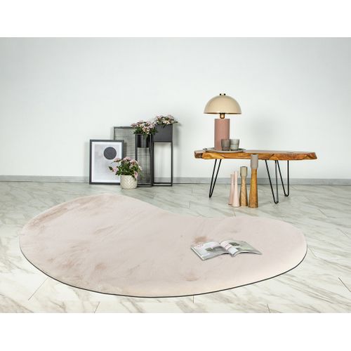Joy - Tapis Organique - Fausse Fourrure - Blanc