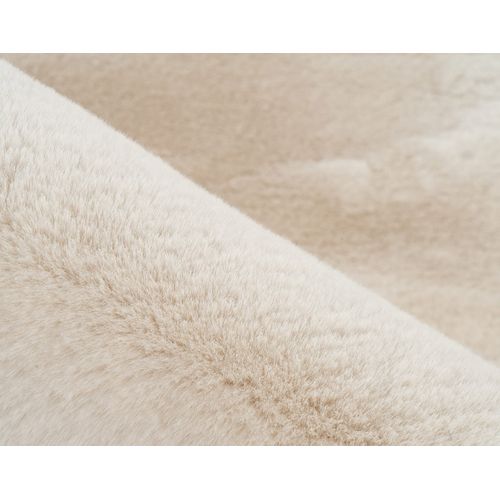 Joy - Tapis Organique - Fausse Fourrure - Blanc