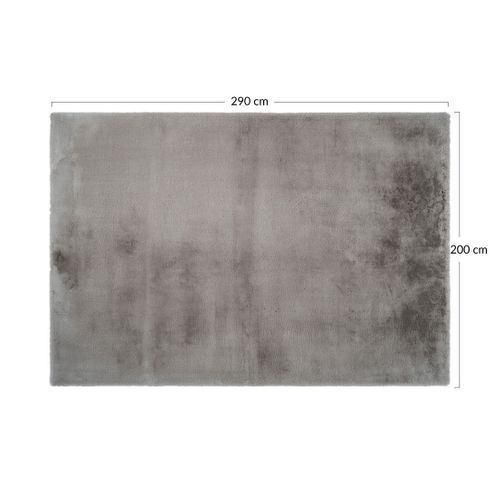 Joy - Tapis Rectangulaire - Fausse Fourrure - Taupe -  200x290 Cm