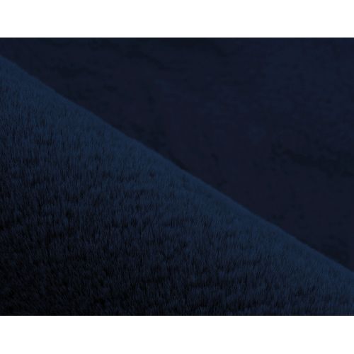 Joy - Tapis Organique - Fausse Fourrure - Bleu