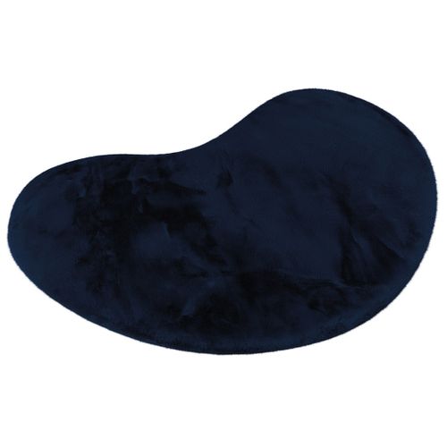 Joy - Tapis Organique - Fausse Fourrure - Bleu