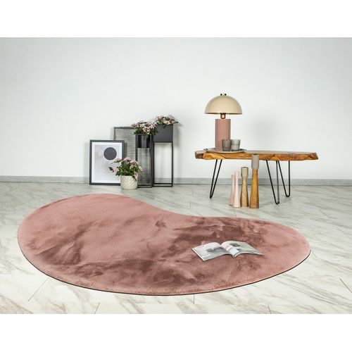 Joy - Tapis Organique - Fausse Fourrure - Rose