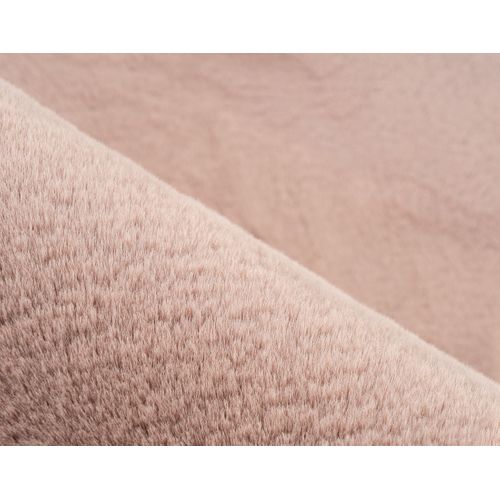 Joy - Tapis Organique - Fausse Fourrure - Rose