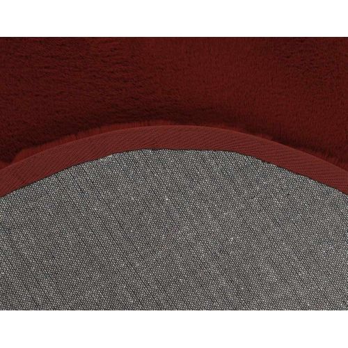 Joy - Tapis Organique - Fausse Fourrure - Rouge