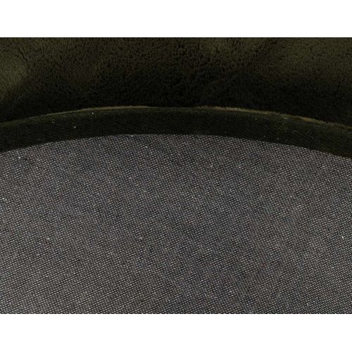 Joy - Tapis Rond - Fausse Fourrure - Vert -  120x120 Cm