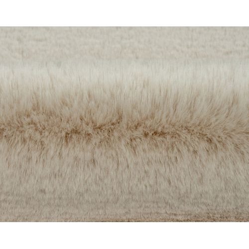 Joy - Tapis Rectangulaire - Fausse Fourrure - Crème -  240x330 Cm
