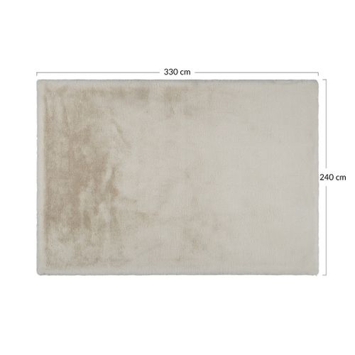 Joy - Tapis Rectangulaire - Fausse Fourrure - Crème -  240x330 Cm