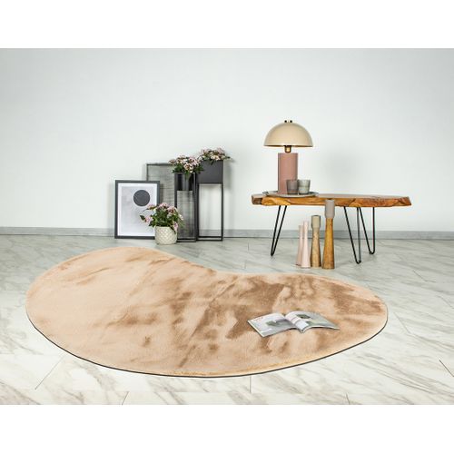 Joy - Tapis Organique - Fausse Fourrure - Crème