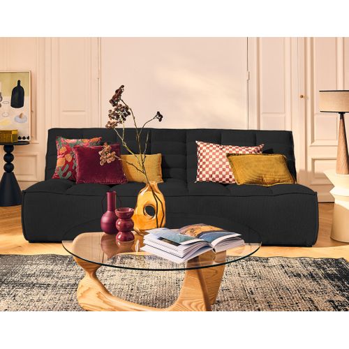 Ellie - Canapé 3 Places En Velours Texturé