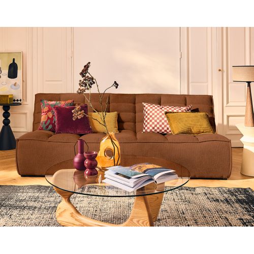 Ellie - Canapé 3 Places En Velours Texturé
