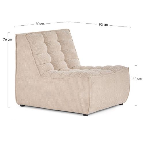 Ellie - Fauteuil En Velours Texturé