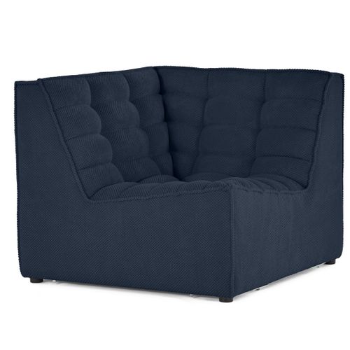 Ellie - Module D'angle En Velours Texturé