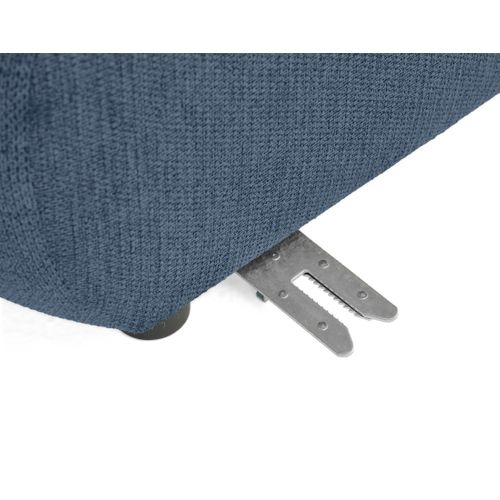 Debbie - Canapé Modulable D'angle Droit 4 Places Avec Accoudoir En Tissu Texturé