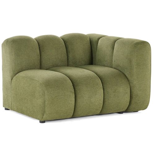 Debbie - Module D'assise Droit En Tissu Texturé