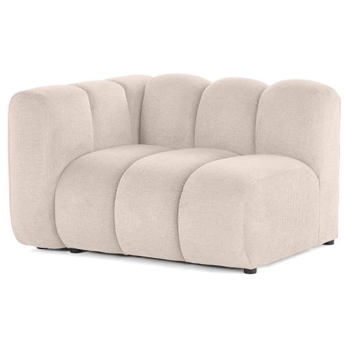 Debbie - Module D'assise Gauche En Tissu Texturé