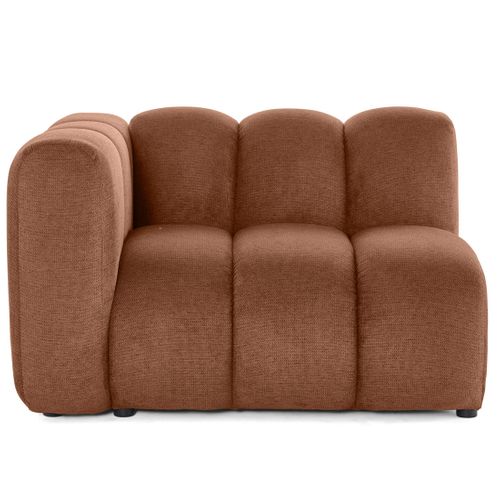 Debbie - Module D'assise Gauche En Tissu Texturé