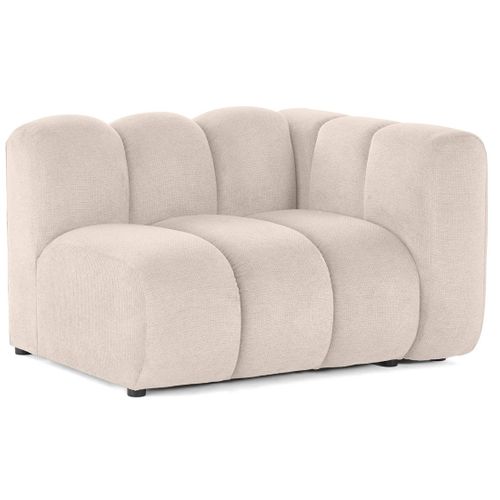 Debbie - Module D'assise Droit En Tissu Texturé