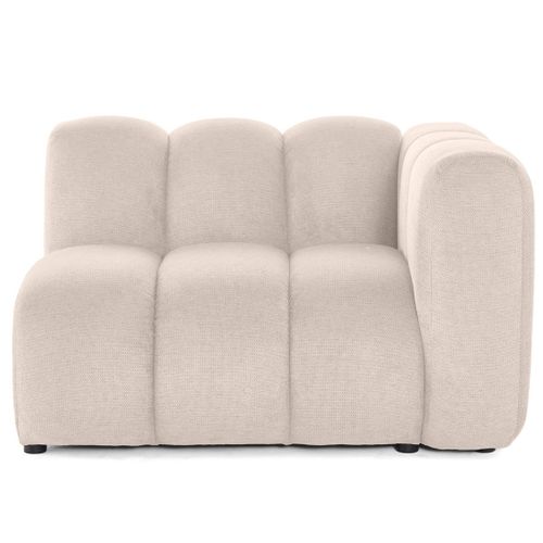 Debbie - Module D'assise Droit En Tissu Texturé