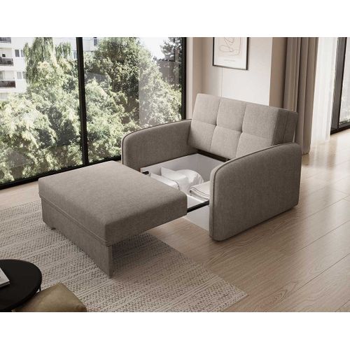 Michelle - Fauteuil Convertible Avec Coffre En Velours