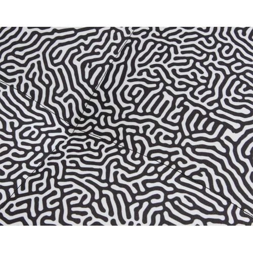 Rune - Fauteuil Motif Graphique En Velours