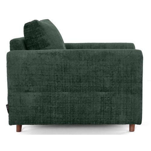 Rune - Fauteuil En Velours Texturé Vert