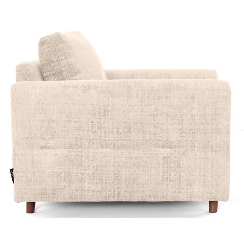 Rune - Fauteuil En Velours Texturé Beige