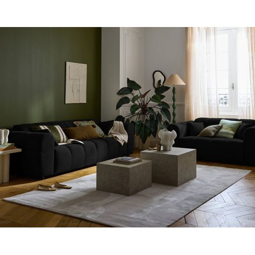 Ray - Canapé Droit 3 Places En Tissu Texturé