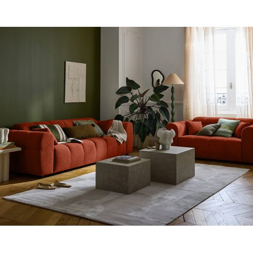 Ray - Canapé Droit 3 Places En Tissu Texturé