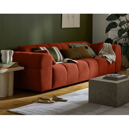 Ray - Canapé Droit 3 Places En Tissu Texturé