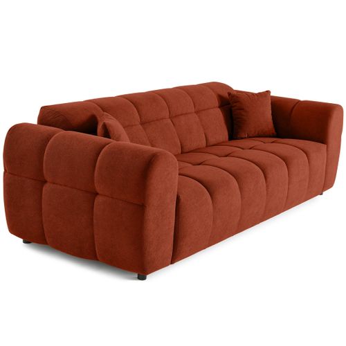 Ray - Canapé Droit 3 Places En Tissu Texturé