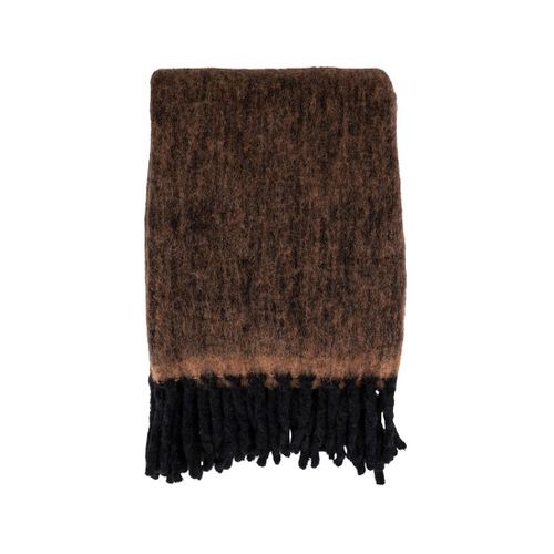 Valeria - Plaid - 130x170 Cm - En Laine Marron