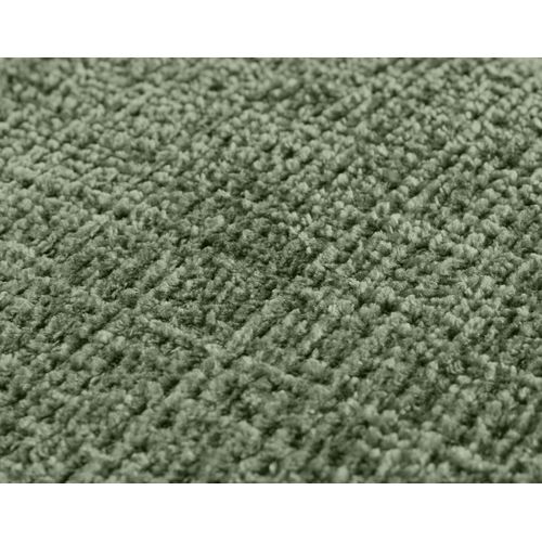 Collins - Canapé Droit 4 Places Avec Double Méridienne - Assise Profonde - En Velours Texturé